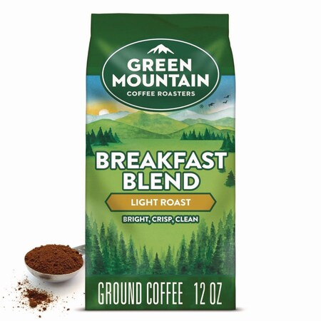 Green Mountain Coffee Coffee, Breakfast Blend, Bag, Coffee, 12 oz 38520